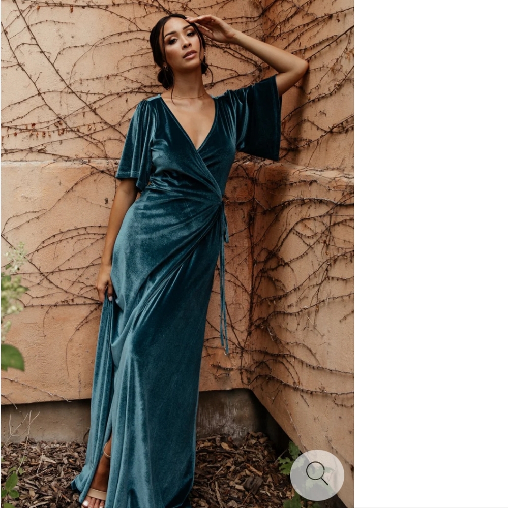 Baltic Born | Meghan Velvet Wrap Maxi Dress